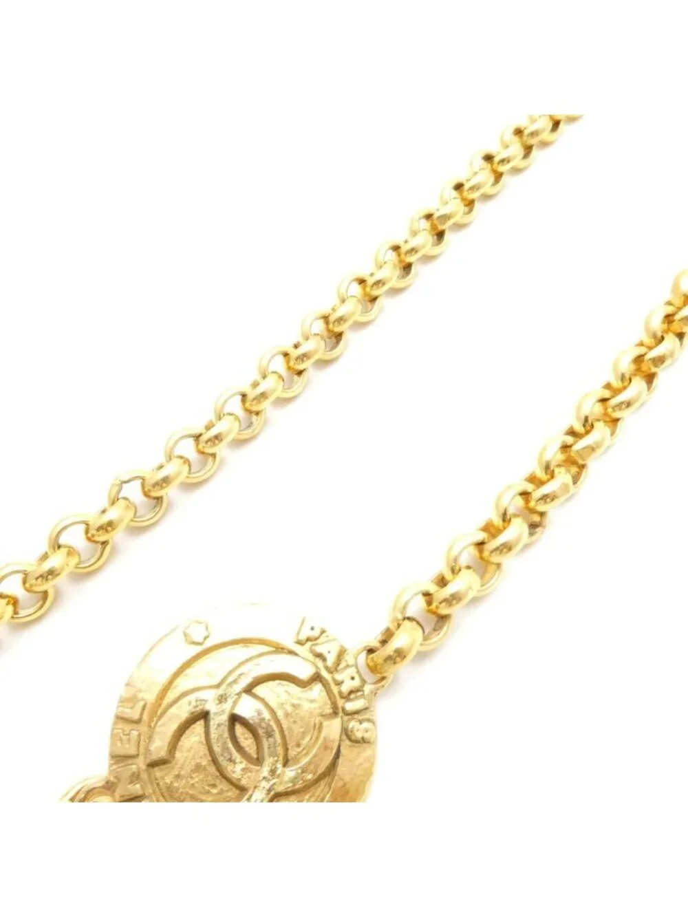 Chanel Chain Belt CC Logo Medal